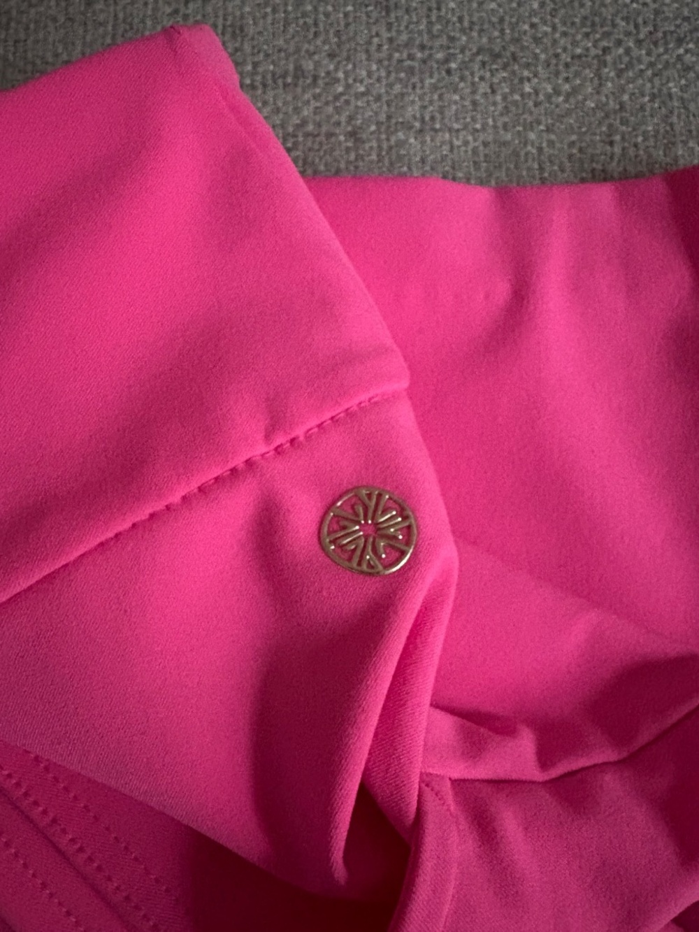 Lilly Pulitzer Hot Pink Cropped Ankle Pants - Picture 4 of 4